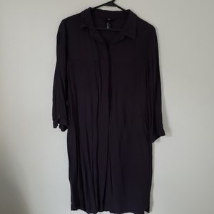 H&M Black Shirtdress